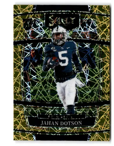 2022 Panini Select Draft Picks Gold Lazer Prizm #87 Jahan Dotson NM Nea ID:66424 - Football Card Single