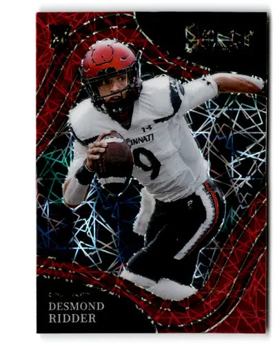 2022 Panini Select Draft Picks Red Lazer Prizm #115 Desmond Ridder NM N ID:66417 - Football Card Single