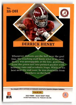 2022 Panini Select Draft Picks Stars #6 Derrick Henry NM-MT ID:48187 - Football Card Single