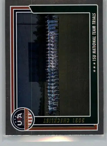 2022 Panini Stars and Stripes Longevity Retail #100 USA Baseball 15U Na ID:44975 - Baseball Card Single