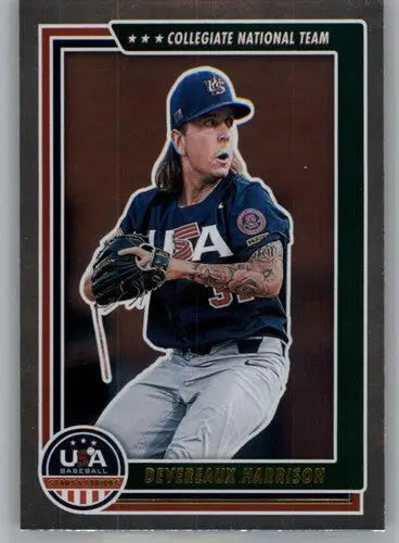 2022 Panini Stars and Stripes Longevity Retail #11 Devereaux Harrison N ID:44364 - Baseball Card Single