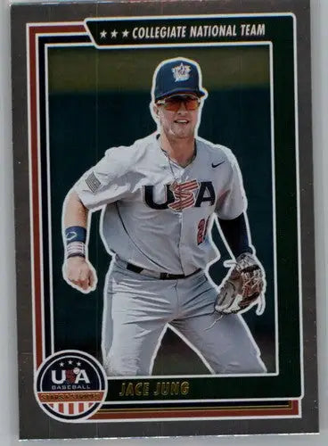 2022 Panini Stars and Stripes Longevity Jace Jung baseball card product image