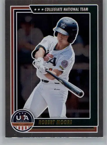 2022 Panini Stars and Stripes Longevity Baseball Card featuring Robert Moore NM-MT