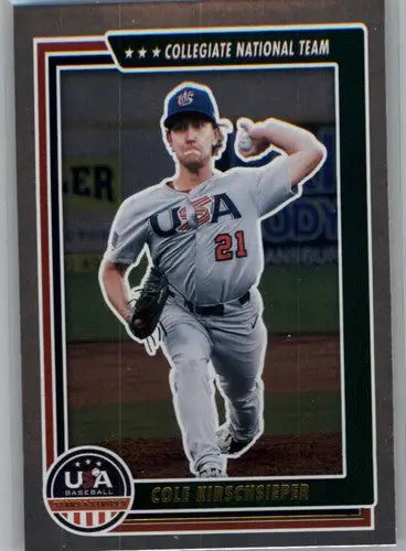 2022 Panini Stars and Stripes Longevity Baseball Card Cole Kirschsieper NM