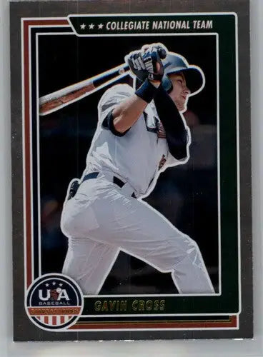 Original gloss of 2022 Panini Stars and Stripes Longevity Baseball Card Gavin Cross