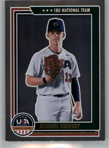 2022 Panini Stars and Stripes Longevity Retail #70 Michael Kennedy NM-M ID:44952 - Baseball Card Single