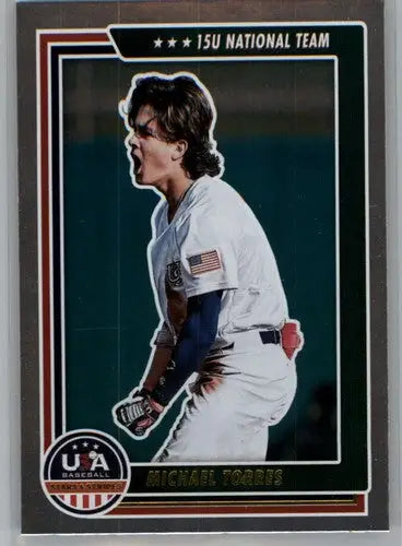 2022 Panini Stars and Stripes Longevity Retail #86 Michael Torres NM-MT ID:44966 - Baseball Card Single