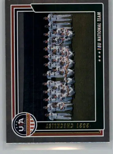 Baseball card from 2022 Panini Stars and Stripes Longevity Retail collection