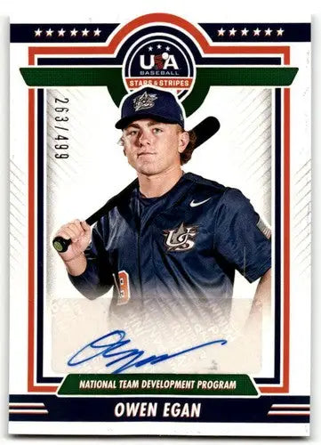2022 Panini Stars and Strips National Team Development Program Signatures #14 Ow - Hockey Card Single