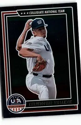 2022 Panini Stars & Stripes USA Baseball #45 Christopher Villaman Longevity - Baseball Card Single