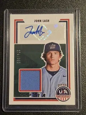 2022 Panini Stars & Stripes USA John Lash Stars and Stripes Signatures #374/399 - Baseball Card Single