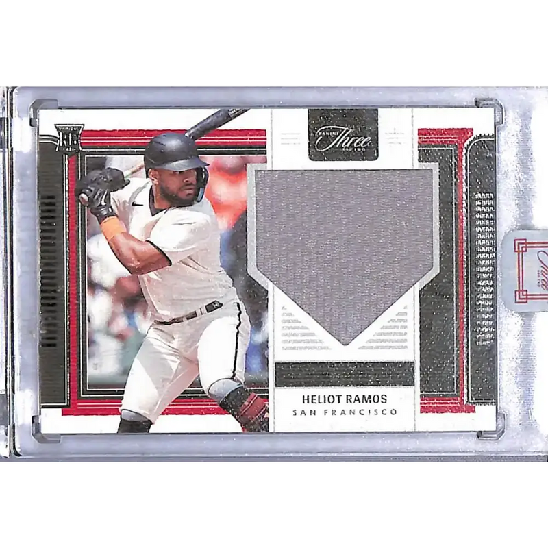 2022 Panini Three and Two #RJ-HR Heliot Ramos NM-MT RC Rookie MEM 43/75 San Francisco Giants - Baseball Card Single