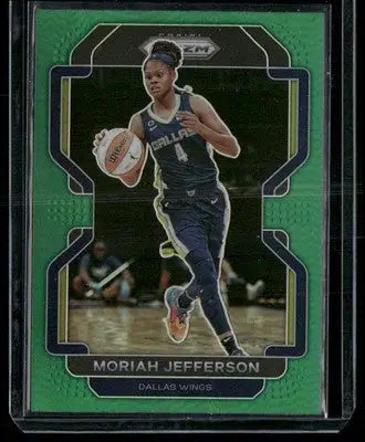 2022 Panini WNBA Moriah Jefferson #2 Green Basketball - Basketball Card Single