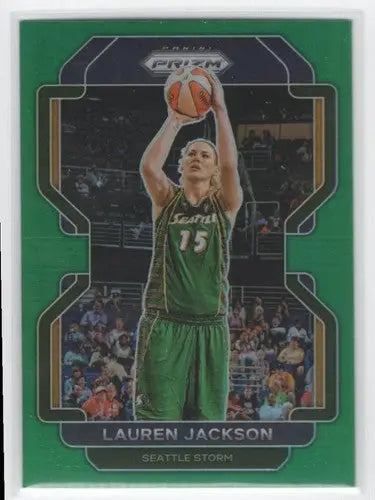 2022 Panini WNBA Prizm Prizms Green #10 Lauren Jackson NM Near Mint ID:83808 - Basketball Card Single