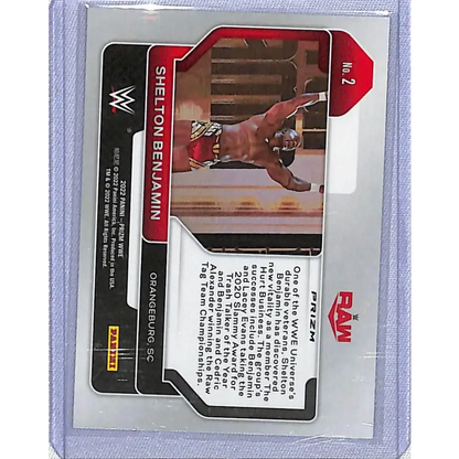 2022 Panini WWE Prizm #2 Shelton Benjamin NM-MT
