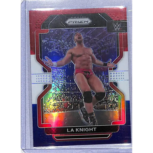2022 Panini WWE Prizm Red White Blue #142 LA Knight NM-MT
