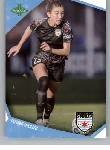 Soccer trading card of Tatumn Milazzo from Parkside NWSL with original gloss finish