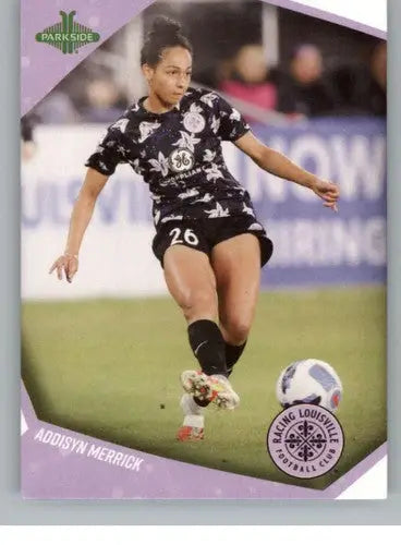 2022 Parkside NWSL #25 Addisyn Merrick NM-MT ID:45207 - Soccer Card Single