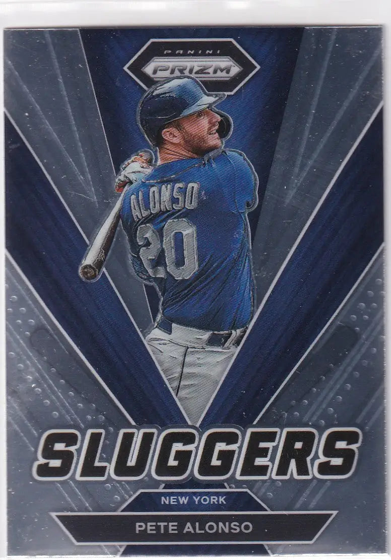 2022 PRIZM #SL-11 PETE ALONSO SLUGGERS- NEW YORK METS - Baseball Card Single