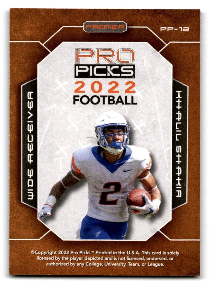 2022 Pro Picks Premier #PP-12 Khalil Shakir - Football Card Single