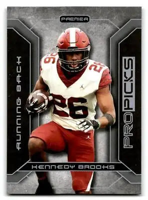 Kennedy Brooks Football Player Card from 2022 Pro Picks Premier #PP-21
