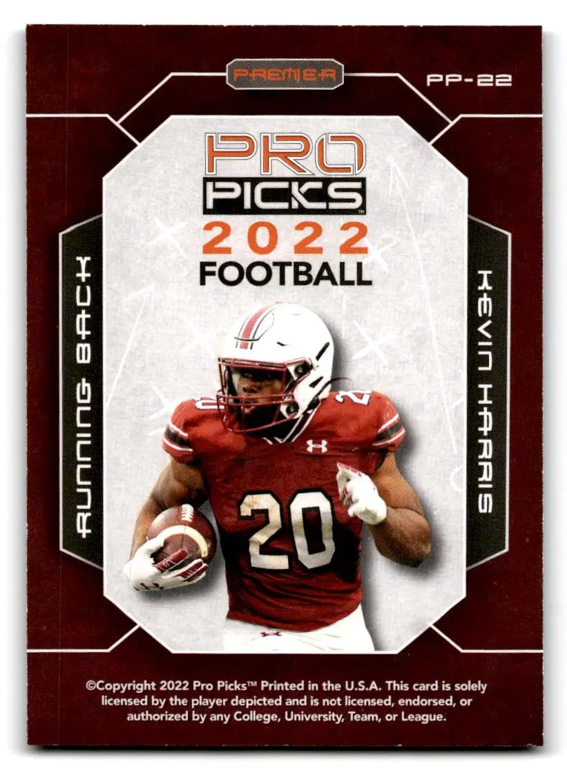 2022 Pro Picks Premier #PP-22 Kevin Harris - Football Card Single