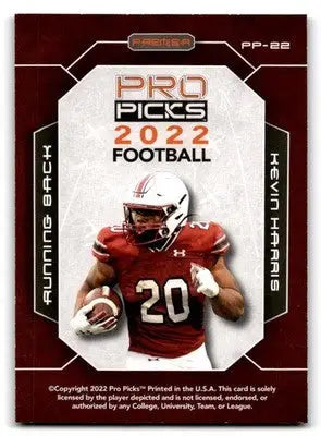 2022 Pro Picks Premier #PP-22 Kevin Harris - Football Card Single