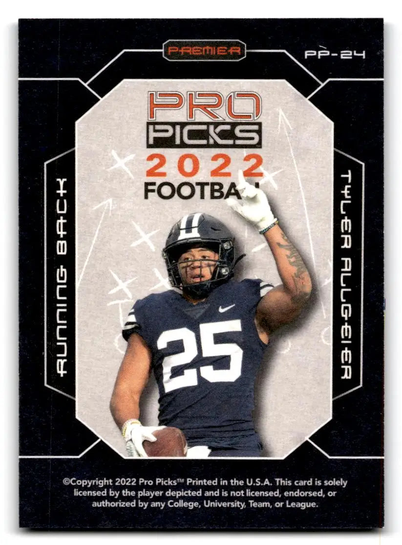 2022 Pro Picks Premier #PP-24 Tyler Allgeier - Football Card Single