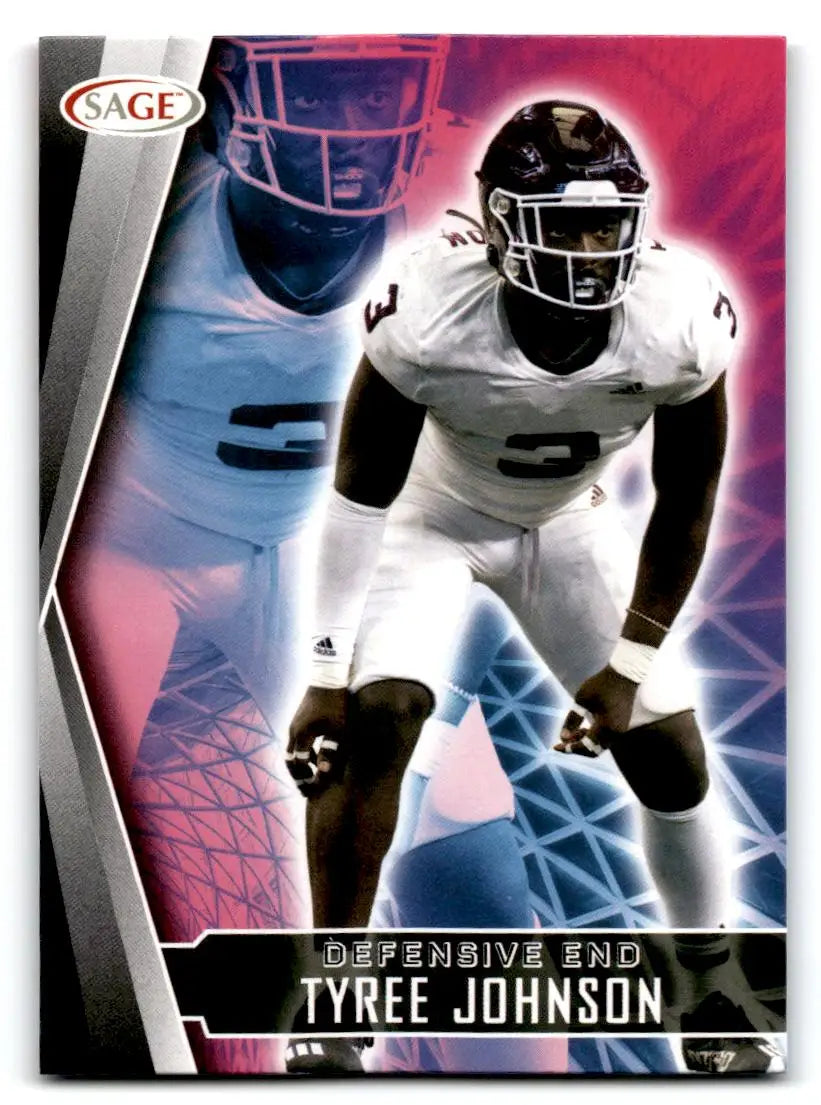 2022 SAGE #98 Tyree Johnson - Football Card Single