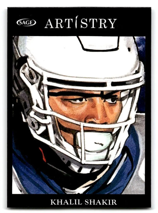 2022 SAGE Artistry #115 Khalil Shakir - Football Card Single