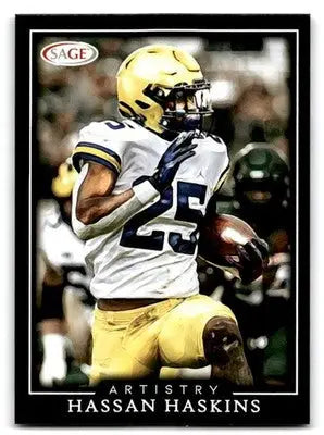 2022 SAGE Artistry #50 Hassan Haskins - Football Card Single