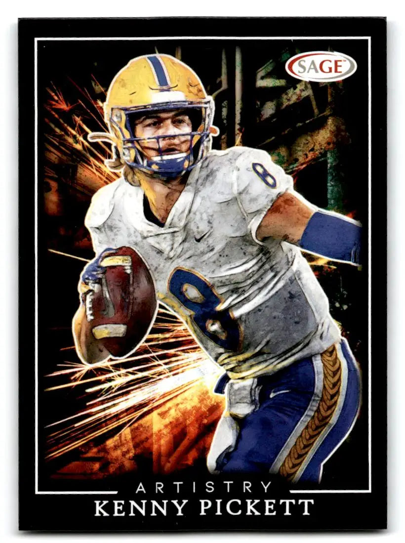 2022 SAGE Artistry #57 Kenny Pickett - Football Card Single