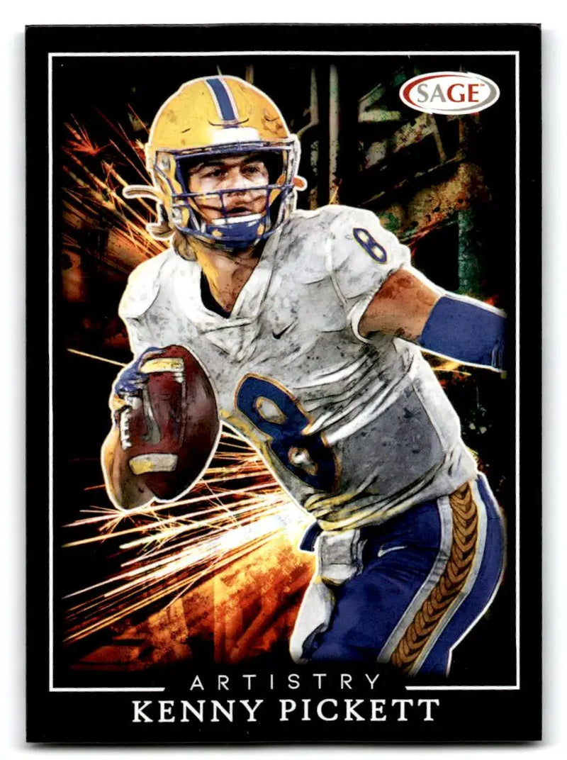 2022 SAGE Artistry #57 Kenny Pickett - Football Card Single