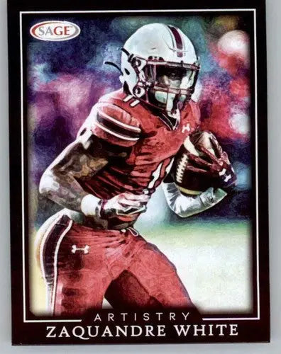 2022 SAGE Artistry Black Border #120 Zaquandre White NM Near Mint ID:66243 - Football Card Single