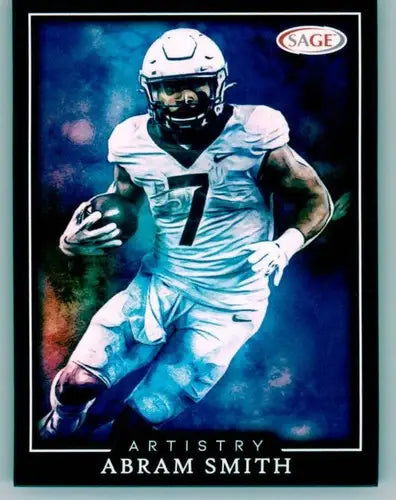 2022 SAGE Artistry Black Border #30 Abram Smith NM Near Mint ID:66172 - Football Card Single