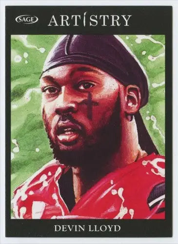 2022 SAGE Artistry Black Border #96 Devin Lloyd NM-MT ID:56667 - Football Card Single