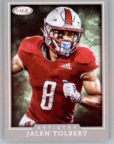 2022 SAGE Artistry Silver Border #54 Jalen Tolbert NM Near Mint ID:66124 - Football Card Single