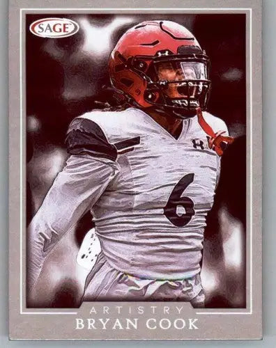 2022 SAGE Artistry Silver Border #7 Bryan Cook NM Near Mint ID:66108 - Football Card Single
