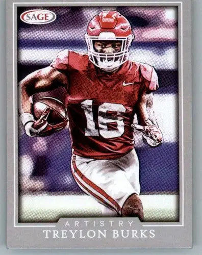 2022 SAGE Artistry Silver Border #86 Treylon Burks NM Near Mint ID:66136 - Football Card Single