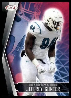 2022 SAGE Jeffrey Gunter 25 Carolina Panthers - Football Card Single