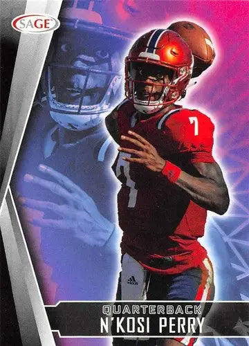 2022 Sage Low Series #43 N’kosi Perry NM-MT ID:41487 - Football Card Single