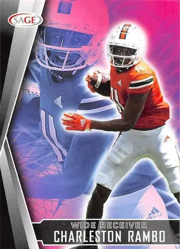 2022 Sage Low Series #5 Charleston Rambo NM-MT ID:41462 - Football Card Single