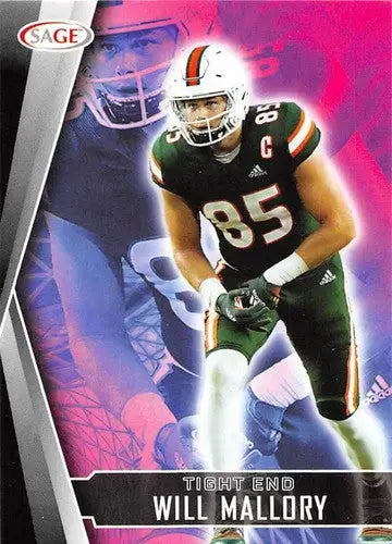 2022 Sage Low Series #60 Will Mallory NM-MT ID:41500 - Football Card Single