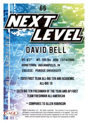 2022 Sage Low Series Gold #66 David Bell NM-MT Next Level ID:44416 - Baseball Card Single