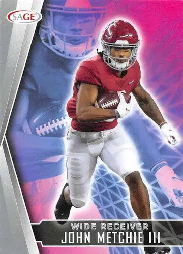 2022 Sage Low Series Silver #29 John Metchie NM-MT ID:41424 - Football Card Single