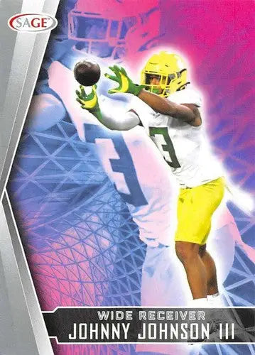 2022 Sage Low Series Silver #30 Johnny Johnson III NM-MT ID:41425 - Football Card Single
