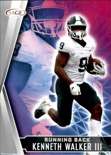 2022 Sage Low Series Silver #32 Kenneth Walker III NM-MT ID:41426 - Football Card Single