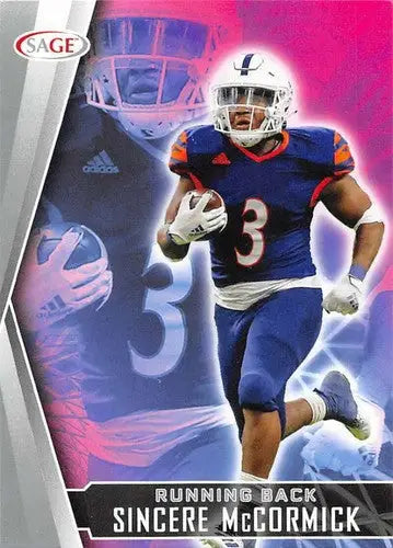 2022 Sage Low Series Silver #52 Sincere Mccormick NM-MT ID:41434 - Football Card Single