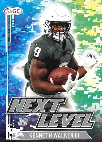 2022 Sage Low Series Silver #63 Kenneth Walker III NM-MT Next Level ID:41435 - Football Card Single
