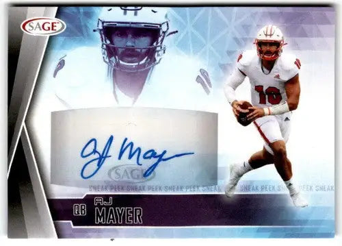 2022 Sage Low Series Sneak Peek Autograph Black #SPA-AJM A.J. Mayer NM-MT Auto - Baseball Card Single